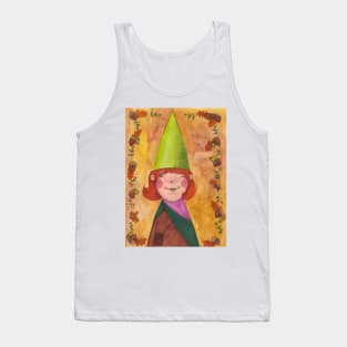 Acorn Gnome Tank Top